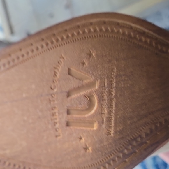 Bone Color Light Cream Colored Western Women's Boots NWT - Picture 7 of 16